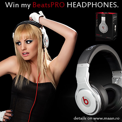 MAAN studio and Alexandra Stan will offer the headphones used in the SINGLE